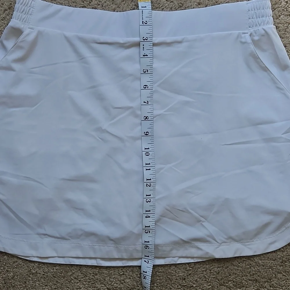 Calia White Tennis Skort, Size L